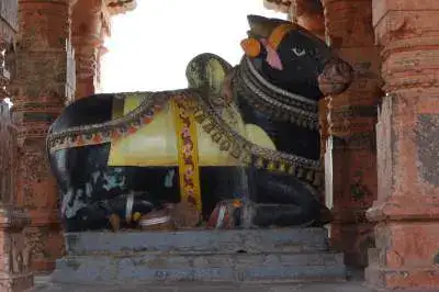 Nandi in sangameshwar temple