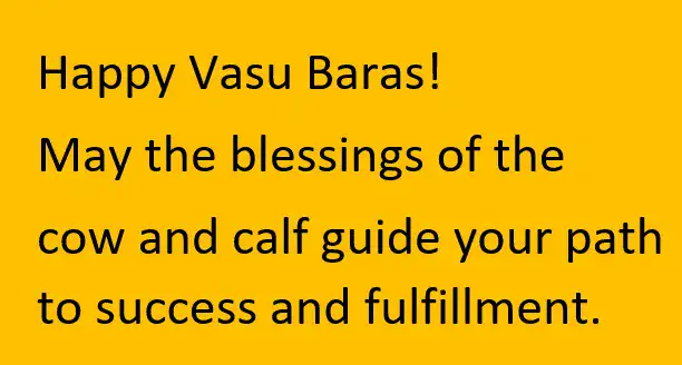 vasubaras wishes and quotes in english