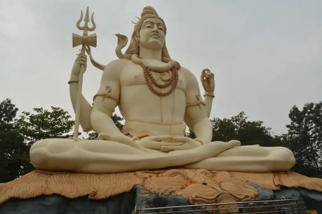 Lord Shiva under open sky