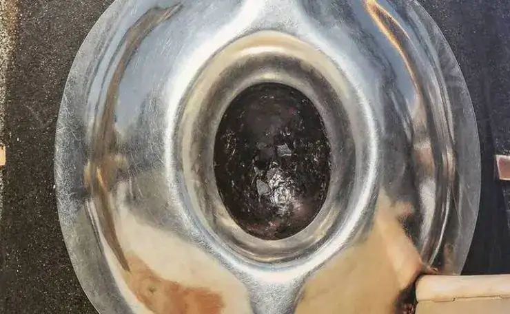 Black Stone with a Silver Frame at Kaaba
