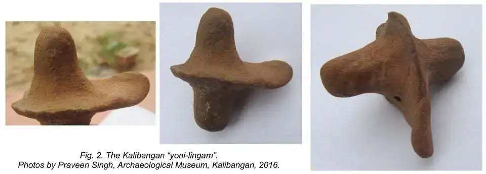 The Shiva Lingam found in Kalibangan