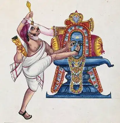 Lord Shiva Stops Kannappa from Removing his Second Eye