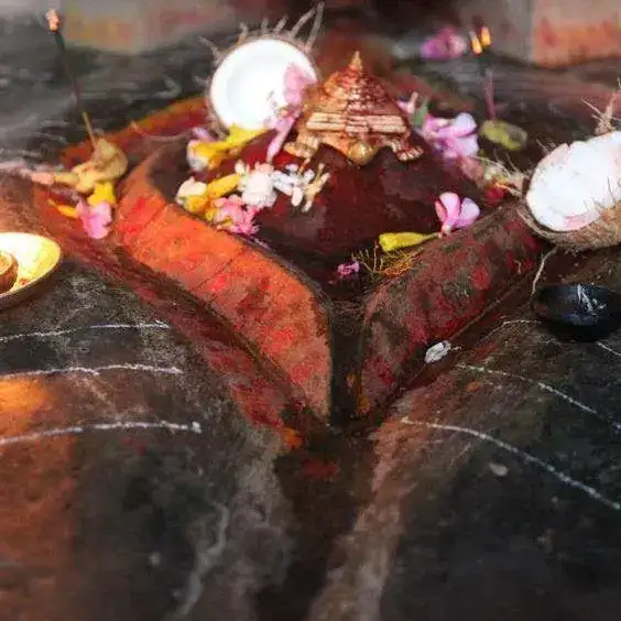 Yoni in the Kamakhya Temple in Assam