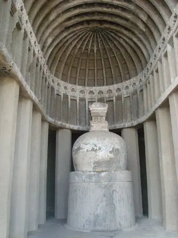 A Buddhist stupa in Aurangabad, India