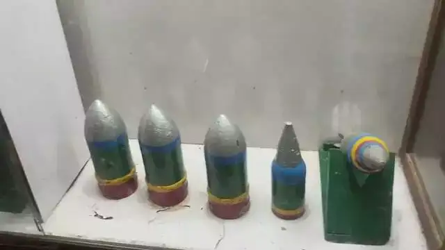Bombs in Tanot Matam Temple